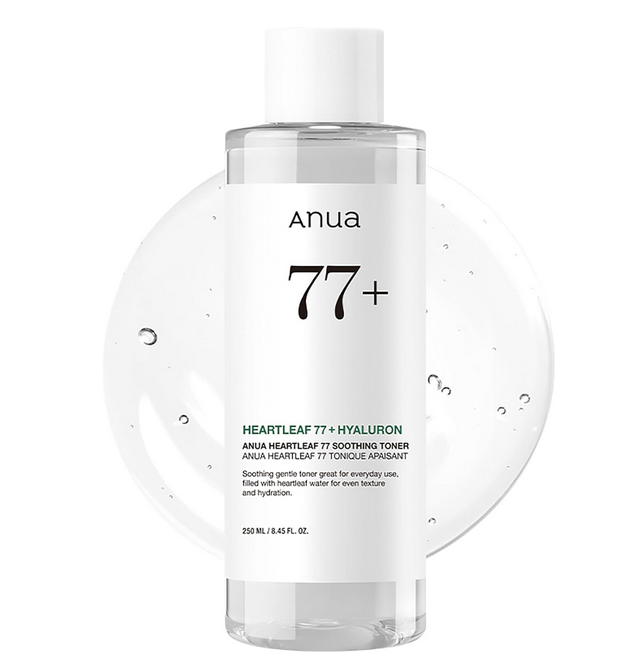 Anua Heartleaf 77 Soothing 250 ml Toner Tonique hydratant et apaisant pour le visage