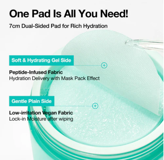 Anua Pdrn 100 Hyaluronique Acid Glow Pad pour les soins quotidiens du visage coréens