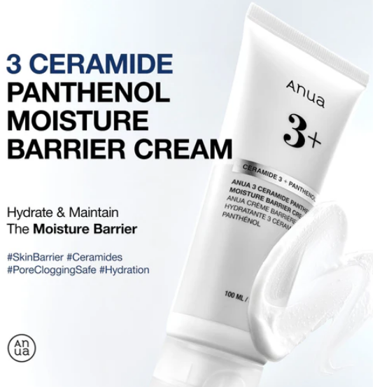 Crème hydratante visage Anua 3 Ceramide Panthenol Moisture Barrier Cream