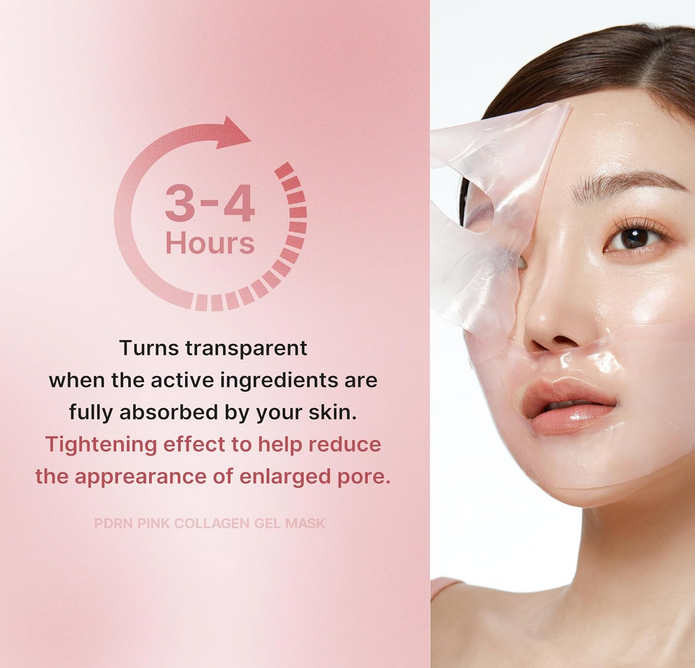Masque gel au collagène rose Medicube Salmon DNA PDRN - Masque de nuit
