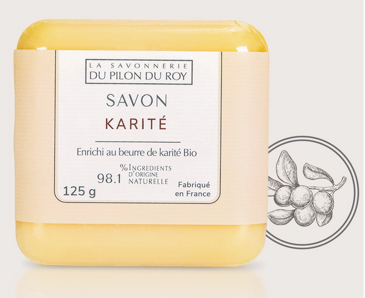 Jabón vegetal con manteca de karité 125 g