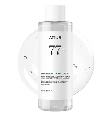 Anua Heartleaf 77 Soothing 250 ml Toner Tonique hydratant et apaisant pour le visage