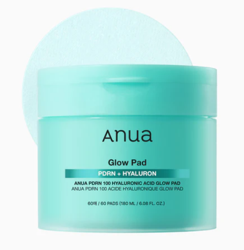 Anua Pdrn 100 Hyaluronique Acid Glow Pad pour les soins quotidiens du visage coréens