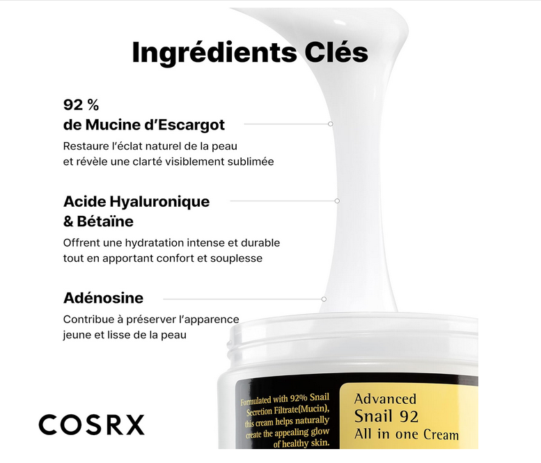 Crème régénérante tout-en-un Cosrx Advanced Snail 92 100 ml