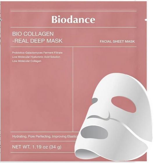 Masque facial en tissu Biodance Bio-Collagen Real Deep Mask 34 g