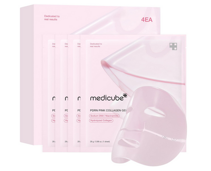 Masque gel au collagène rose Medicube Salmon DNA PDRN - Masque de nuit