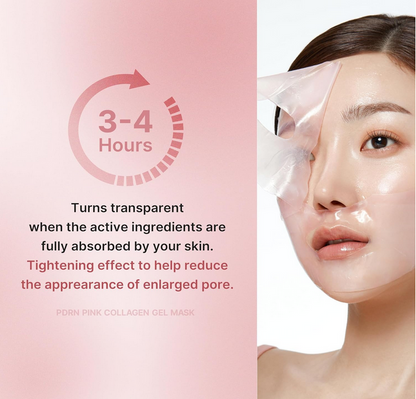 Masque gel au collagène rose Medicube Salmon DNA PDRN - Masque de nuit